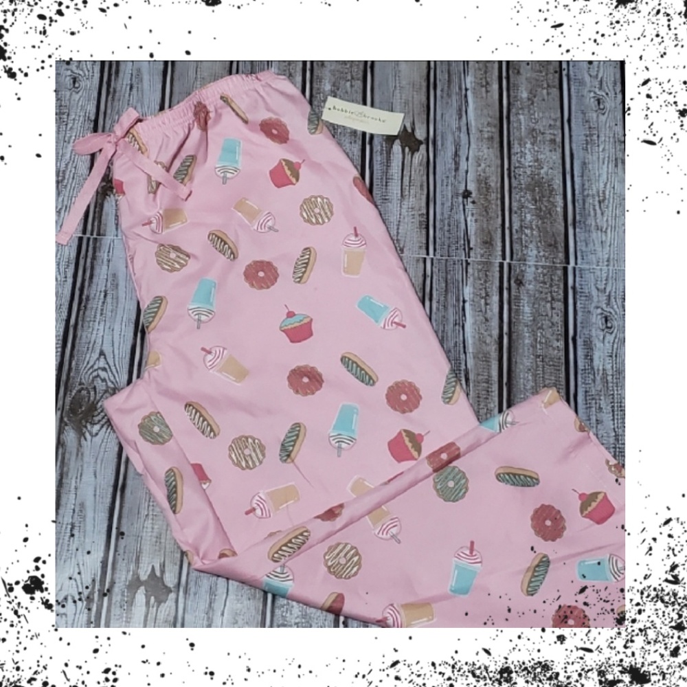 NWT Donuts/Frappe Pajama Capris! Women's Sz. M